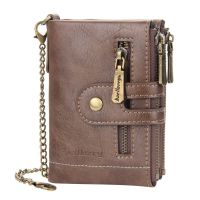 New Mens Zipper Buckle Wallet Short Multi-Card Slot Business Youth Soft Wallet Retro Fashion Casual Wallet 【OCT】