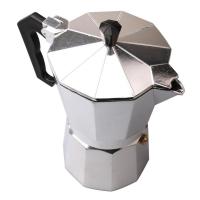 Coffee Pot 50ML Aluminum Mocha Rapid Stovetop Coffee Brewer Stovetop Espresso Maker Kitchen Moka Pot Electrical Connectors