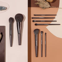 9pcsset High quality Makeup brushes Powder sculpting Highlighter Eyeshadow Make up Brush kit Smudge Crease eyebrow brush