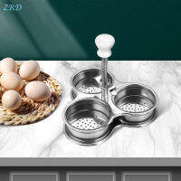 WaterWheel Stainless Steel Egg Poachers Heat Resistance Egg Boiler With Spring Handle For Home