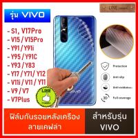 [ส่งจากไทย เร็ว1-2วัน] ฟิล์มหลัง เคฟล่า Vivo S1 V17pro V15 V15pro Y91 Y91i Y95 Y91c Y83 Y93 Y12 Y11 Y17 Y71 V11 V11i V9 V7 V7plus ฟิล์มกันรอยหลัง 3D ลายเคฟล่า สวย เท่ ฟิล์มเคฟร่า ฟิล์มเคฟล่า Film วีโว่ วิโว่ [ฟิล์มหลังเคฟล่า] iT24Hrs