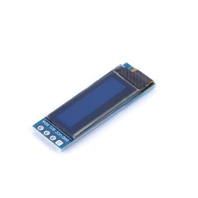 โมดูล OLED ขนาด0.91นิ้ว4pin โมดูล DIY 128X32 SSD1306 IC ใช้ได้กับเครื่องเราท์เตอร์ใช้ไฟฟ้าต่ำ3.3V/5V