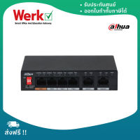 DAHUA สวิตซ์ POE 4-Port รุ่น DH-PFS3006-4ET-60 รับประกันสินค้า 3 ปี