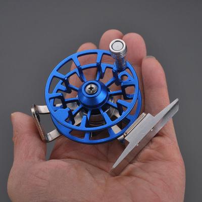 78g Full Metal Raft Fishing Right Hand Fly Fishing Reel Ice Smooth Rock Wheel Line capacity 0.3mm-100m