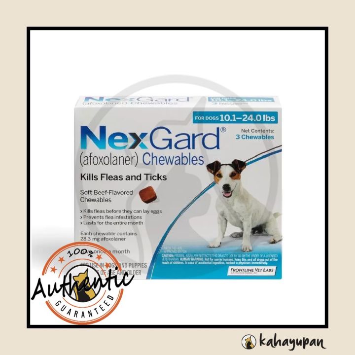 Nexgard Anti Tick and Flea Chewable for 410kg Dogs Lazada PH