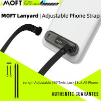 MOFT สายชาร์จมือถือสำหรับโทรศัพท์ทั้งหมด/ปรับความยาว/ความปลอดภัย Twist Lock Design กระเป๋าสตางค์หนังสายคล้อง