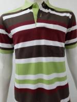 เสื้อโปโล John Lang ford ลายทาง รุ่น 391-263P (มีให้เลือก 3 สี)