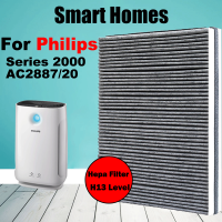 (พร้อมเพื่อส่ง) อะไหล่ทดแทน OEM 2-In-1 HEPA ตัวกรองคาร์บอน FY2420 FY2422 FY2428สำหรับ Philips 2000ชุดเครื่องกรองอากาศ AC2878 AC2887