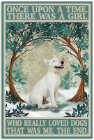 Wanghuilishop Retro Bull Terrier ป้ายโลหะดีบุกสำหรับ Home Bar Bedroom Cafe Pub กลางแจ้ง8X12นิ้ว