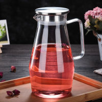 Heat resistant explosion-proof high borosilicate glass water kettle cold boiled water cup fruit juice binding kettle tea kettle