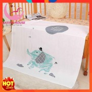 Newborn baby bath towel soft cool thin silky absorbent towel 110x110cm  +-