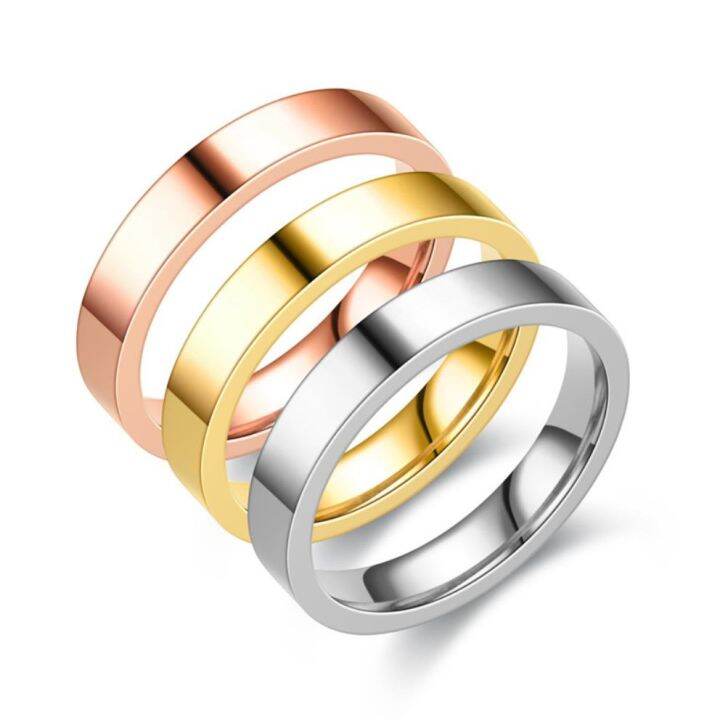 women-men-rings-korean-4mm-titanium-steel-couple-engagement-ring-sd036