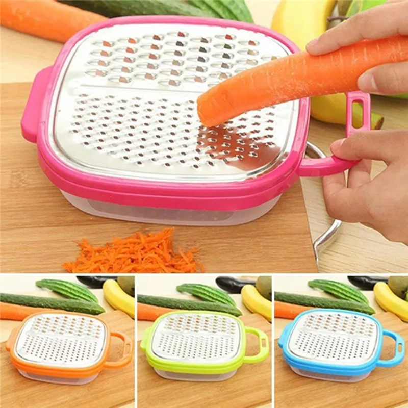 1pc Cheese Food Vegetable Carrot Grater Slicer Shredder With