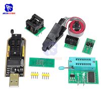 diymore WCH341A USB Programmer SOP8 to DIP8 Adapter SOIC8 / SOP8 คลิปทดสอบอะแดปเตอร์ 1.8V สําหรับ EEPROM 93CXX / 25CXX / 24CXX EEPROM Flash