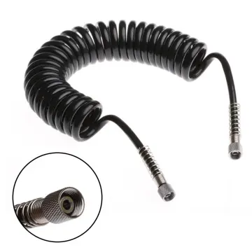 6 Foot Polyurethane Plastic Airbrush Hose with Standard 1/8 Size Fittings  on Both Ends