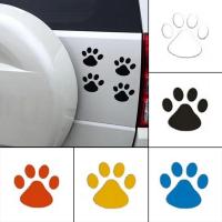 4pcs/set Funny Creative Dog/Cat Paw Decoration Decals Car Stickers Full Body Styling Sticker