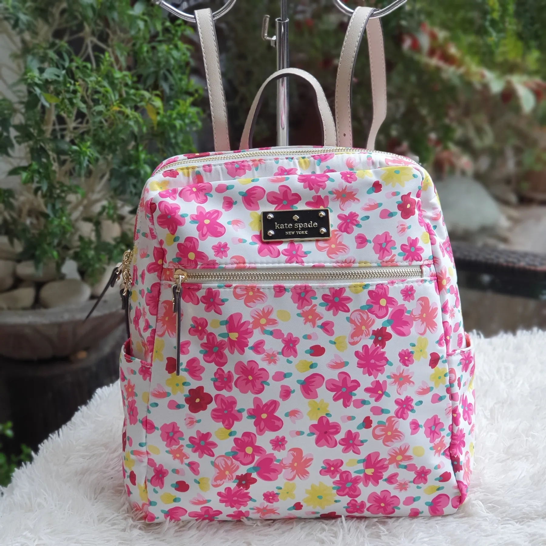 Kate Spade Backpack Blake Avenue Mini Daisy Floral - Pink | Lazada PH