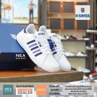 [ลิขสิทธิ์แท้] K-Swiss Pershing Court Light - White/Purple [W] NEA รองเท้าผ้าใบ เค-สวิส