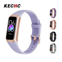 KECHc C60นาฬิกาอัจฉริยะกันน้ำสำหรับผู้ชายและผู้หญิงนาฬิกาข้อมืออัจฉริยะออกซิเจนในเลือดอัตราการเต้นของหัวใจการตรวจสอบการนอนหลับ1.1 "สายรัดข้อมือฟิตเนสหน้าจอ