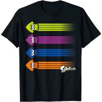 T-shirt Splatoon Inkling Teams Squid Color Streaks T-Shirt