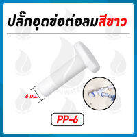 SKU-632 ปลั๊กอุดข้อต่อ 6 มม. ( 1/4" ) PP-06 สีขาว