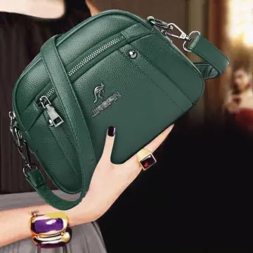 Michael Kors Kenly Signature PVC Large Pocket Crossbody Handbag