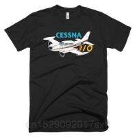 LYZH ฤดูร้อนแขนสั้นผ้าฝ้ายเสื้อยืด Cessna 310เครื่องบินเครื่องบินเสื้อยืด-ส่วนบุคคลด้วย N ของคุณ # เสื้อยืด