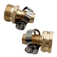 10Set Garden Hose Connector Garden Hose Mender 5-Point Water Pipe Repair Repair Joint 5/8 Inch