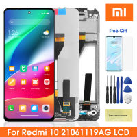 6.5 Original LCD For Xiaomi Redmi 10 LCD Display Touch Panel Digitizer With Frame Assembly Part For Xiaomi Redmi10 AG