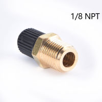 ?【Lowest price】MH 1/4นิ้ว NPT Solid NICKEL Plated brass Air Compressor TANK fill Valve