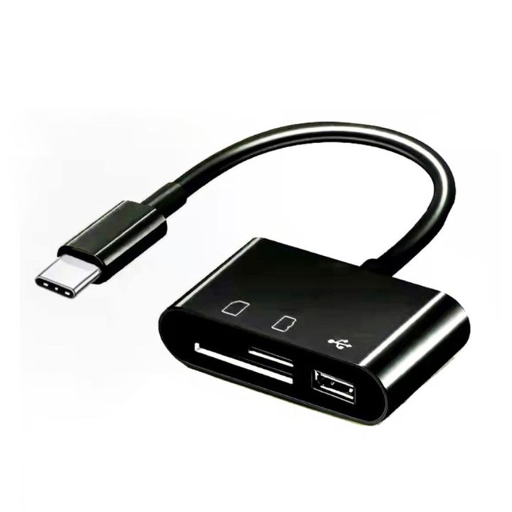 3-in1-type-c-micro-usb-sd-tf-phone-otg-card-reader-adapter-sd-card-reader-for-galaxy-for-tablet-black