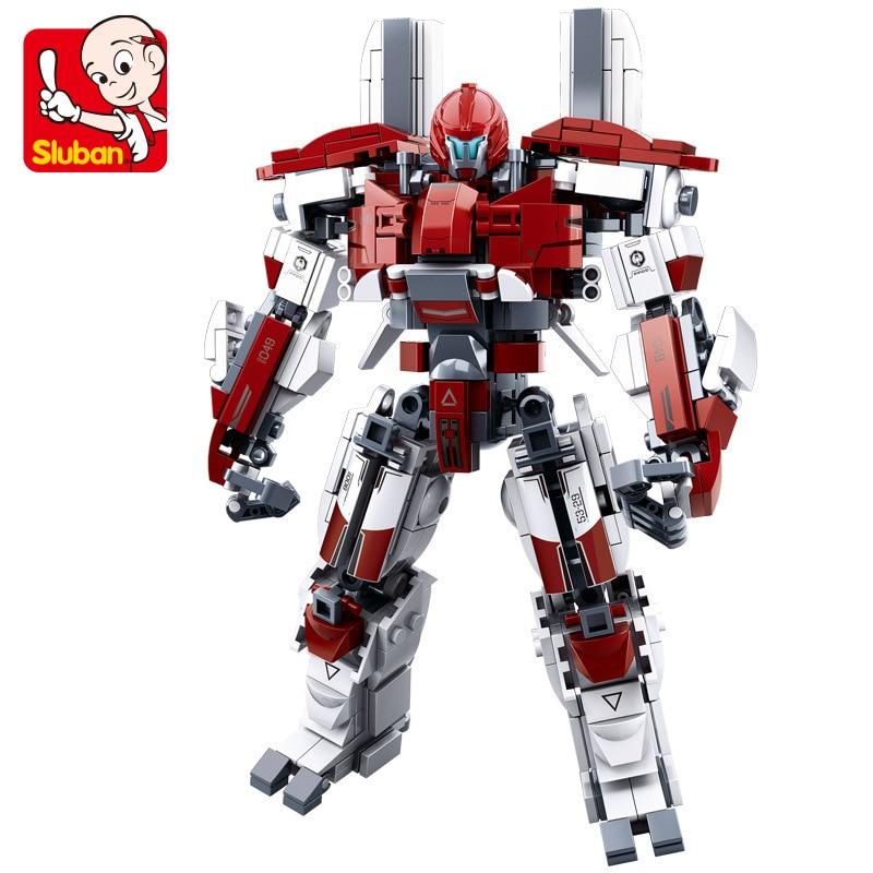 Bausteine Sluban Pacific Rim Guardian Bravo Jäger Armed Robot Spielzeug Modell 