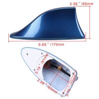 ；‘【】- Universal Car Shark Fin Antenna Wireless Aerials Car Radio FM Signal Car Antenna Car Roof Styling Radio Signal Antenna Aerial