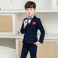 【Ready】? Childrens -piece suit sprg and autumn ish an sle boy nme suit suit boy flower rl performance dress