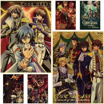 Code Geass Lelouch Lamperouge Anime Poster Canvas Art Poster And