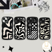 MissConnie Art Zebra รูปแบบเคสโทรศัพท์สำหรับ iPhone 7 8 Plus 11 Pro Max XR 6 6S Plus 12 13 14 Pro Max 14 Plus X XS MAX SE 2020ไม่สม่ำเสมอลาย Soft TPU ขอบหยักปกหลัง