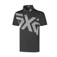 The new 2022 PXG golf clothing han edition mens quick-drying short sleeve POLO summer