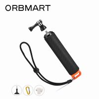 △﹊ ORBMART ซิลิโคนจับ Bobber Floaty Grip พร้อมสกรูและเชือกเส้นเล็กสำหรับ Gopro Hero 11 10 9 8 7 Xiaomi Yi 2 4K SJCAM SJ6000 กล้อง