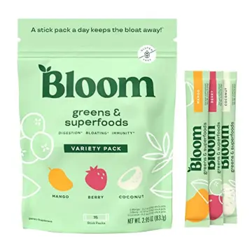 Bloom Nutrition Greens & Superfoods Powder, Berry (48 Servings