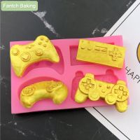 Gamepad Controller Chocolate Silicone Mold Game Boy Gift Mould Sugar Craft Fondant Cake Decorating Baking Tool Oven Available Bread  Cake Cookie Acces