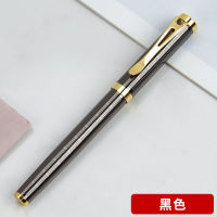 Metal fountain pen set signature can replace ink sac high-grade business fountain pen D-6157