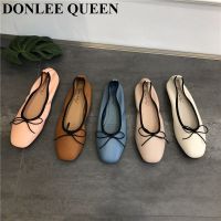 2021 New Spring Flats Ballerina Shoes Women Fashion Brand Round Toe Flat Ballet Shoes Female Casual Slip On Loafer Zapatos Mujer