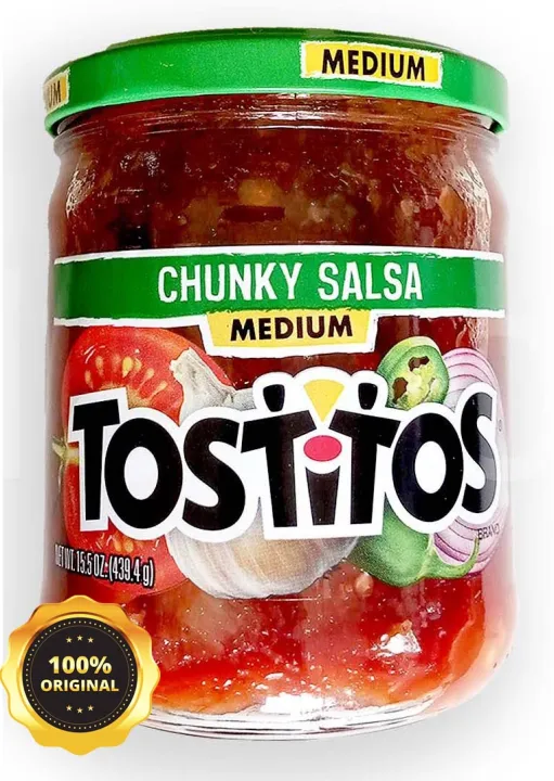 Tostitos Chunky Medium Salsa 15.5oz (439.4g) (Sale | Dip | Chips ...