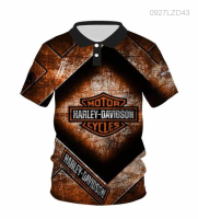 3D 2023 Harley-Davidson Polo POLO shirt Harlay-Davidson Motorcycle Cycles Polo POLO shirt Fremium - Razkacollection 041 New polo shirt