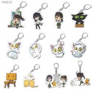 【YF】 Anime Suzume No Tojimari Keychain Daijin Cat Iwado Munakata Sota Double Side Pendant Keyring Fashion Charms Trinket For Children