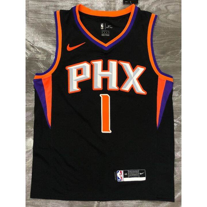 Resin Phoenix Suns Jersey Booker Black No. 1 Basketball Jersey