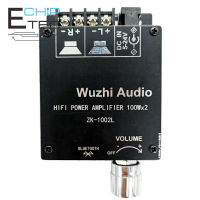 1ชิ้น100Wx2 ZK-1002L DC 12V 24V มินิบลูทูธ5.0โมดูลเครื่องขยายเสียงสเตอริโอบอร์ดขยายกำลังเสียงระบบดิจิตอลพลังงานเสียงไร้สาย