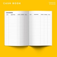 สมุดบันทึกรายรับรายจ่าย ( ภาษาอังกฤษ ) CASH BOOK Eng