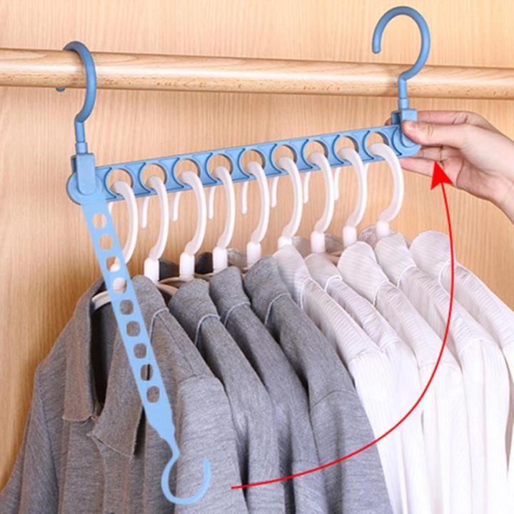 9hole-folding-clothes-hanger-for-clothes-drying-rack-multifunction-magic-clothes-rack-closet-organizer-space-saving-clothes-rack