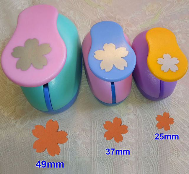 3.8cm 2.5cm Round shape craft punch set children manual DIY hole punches cortador de papel de scrapbook School Circle punch